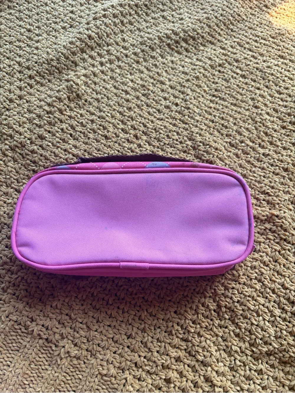 2011 Sanrio Hello Kitty Pink Embroidered Pencil Case Hearts
